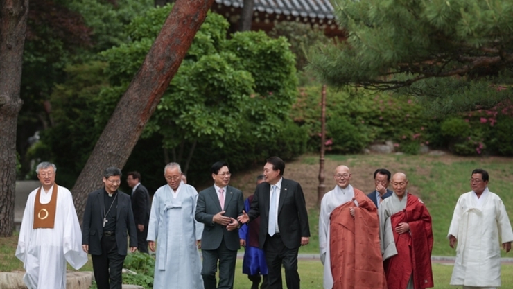 윤석열 대통령, 종교지도자들과 오찬 간담회