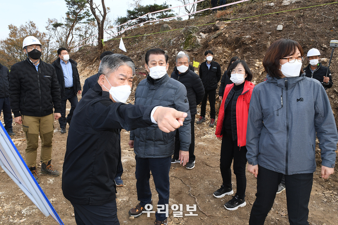 화개산 정원 공사현장 ⓒ강화군청