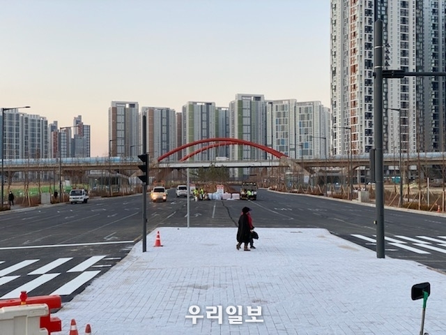 송도달빛축제공원역 개통 맞춰 인근 도로 4곳 개설 완료 ⓒ인천경제자유구역청