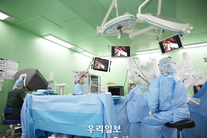 인천성모병원, 로봇수술 장면 ⓒ인천성모병원