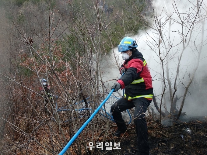 산불 진화모습.(사진=산림청)