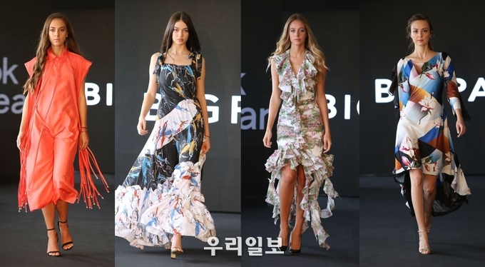 지난 9월 26일 패션의 종주국 이탈리아 산레모에서 더룩오브더이어(THE LOOK OF THE YEAR)모델 본선대회를 펼치고 있다.