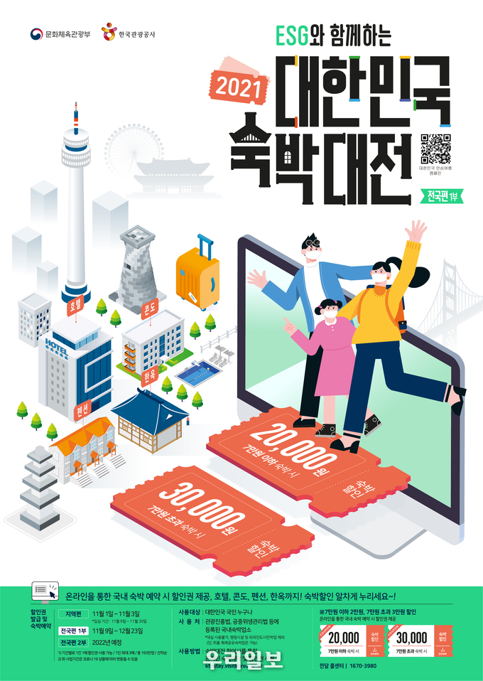 ESG와 함께하는 대한민국 숙박대전 홍보포스터.(사진=한국관광공사)