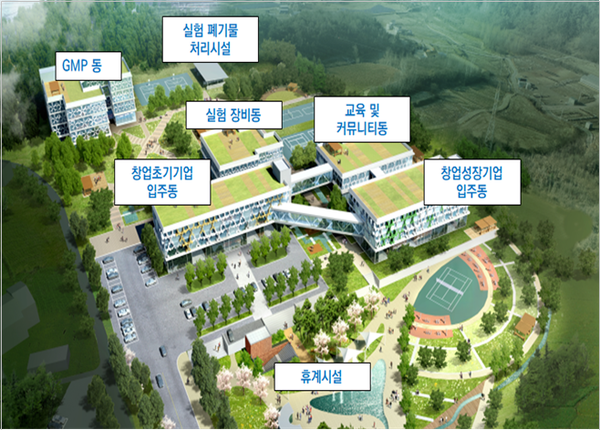 바이오공정 인력양성센터가 포함된 인천 송도국제도시 7공구 내 K-바이오 랩허브 구축안. ⓒ 인천시 제공