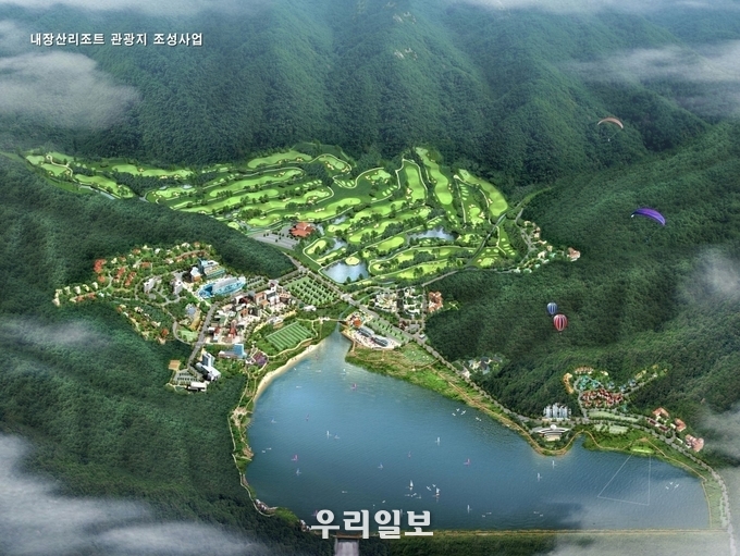 내장산리조트관광지 조감도.(사진=한국관광공사)