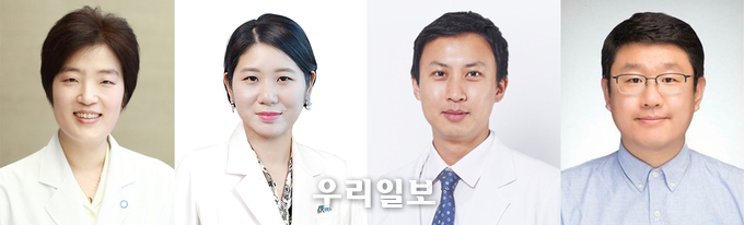 (좌측부터) 건국대학교병원 소아청소년과 정소정 교수, 순천향대학교 부속 부천병원 소아청소년과 홍용희 교수, 국민건강보험 일산병원 소아청소년과 정인혁 전문의, 숭실대학교 정보통계보험수리학과 한경도 교수 공동 연구팀 ⓒ순천향대 부천병원