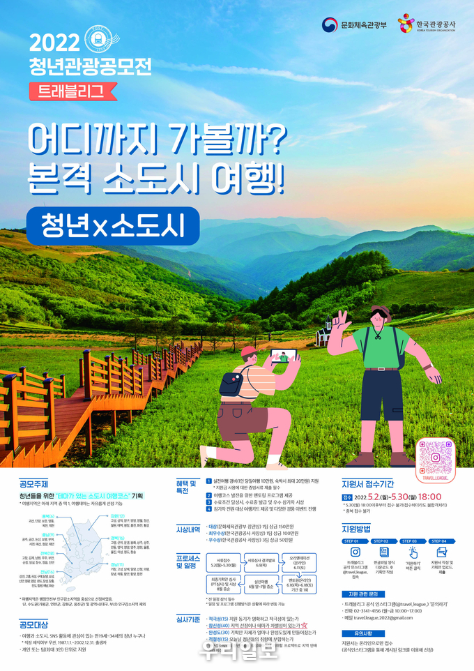 청년관광 공모전 포스터.(사진=한국관광공사)