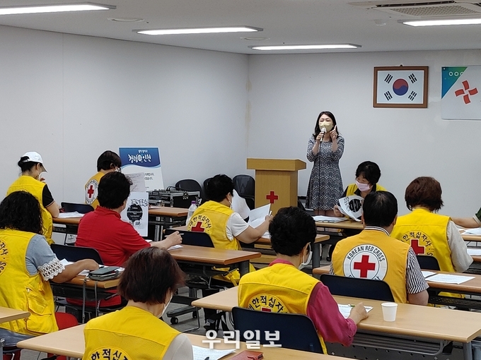 대한적십자사 인천지사는 대적봉사회 인천시협의회 임원대상 청렴교육 실시했다. ⓒ 대한적십자사 인천시자 제공