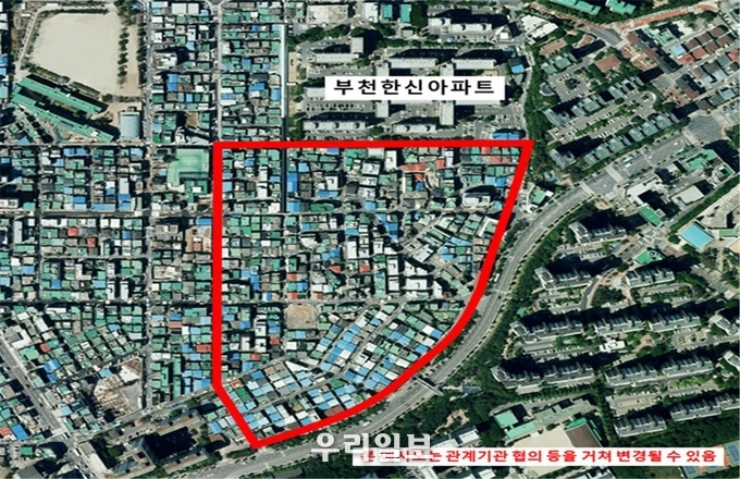 경기 부천시 소사본동 부천한신아파트 남측 ⓒ부천시청