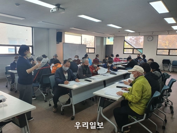 선학동, 노인사회활동지원사업 참여자 간담회 가졌다. ⓒ 연수구청 제공