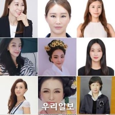 올포유와 함께하는 제1회 고전복식한복모델 선발대회 참가 모델들