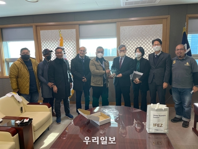 말레이시아 세렘반 시장· 대표단 IFEZ 방문 ⓒ 인천경제청 제공