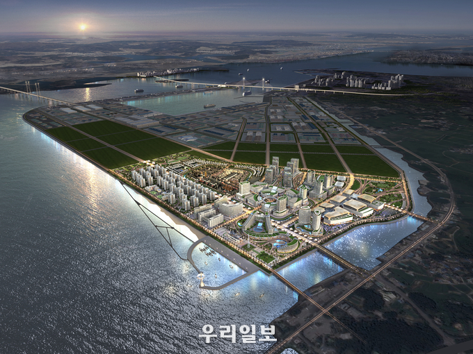 2종 항만배후단지 전체조감도(아경) ⓒ 평택시청 제공