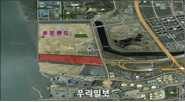 인천경제청이 "적색부분"행정절차 오류 등으로 생긴 토지 보상금 1,043억원을 찾아냈다. ⓒ 인천경제청 제공