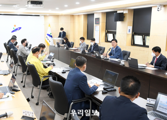 설 연휴 종합대책회의.(사진=안산시청)