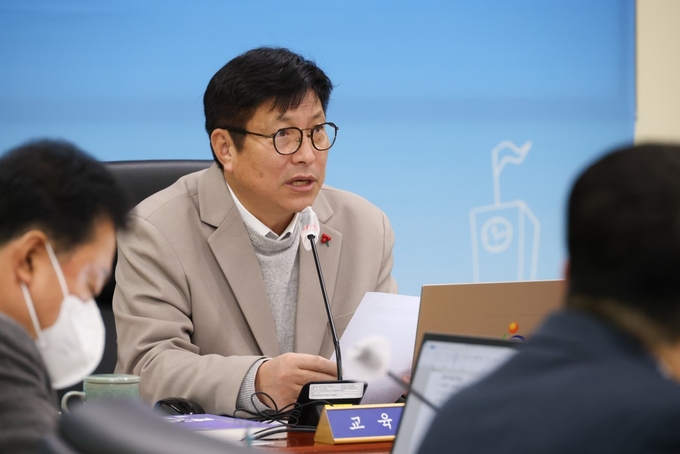 도성훈 인천시교육감, 학생 도박 예방 교육 등 적극적 대책 마련 지시 하고 있다. ⓒ 인천시교육청 제공