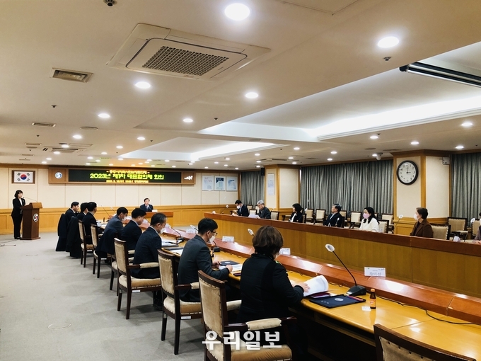 충주시지역사회보장협의체 대표협의체 회의 모습.(사진=충주시청)