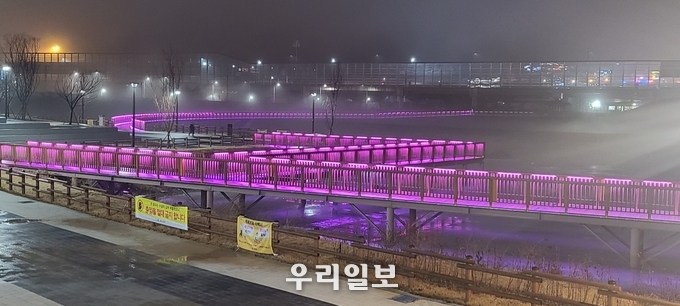 시흥시 은계호수공원 야경 전경.(사진=시흥시청)