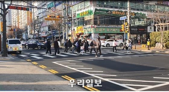 마장초등학교 주변 보행환경 개선사업을 완료 ⓒ 부평경찰서 제공