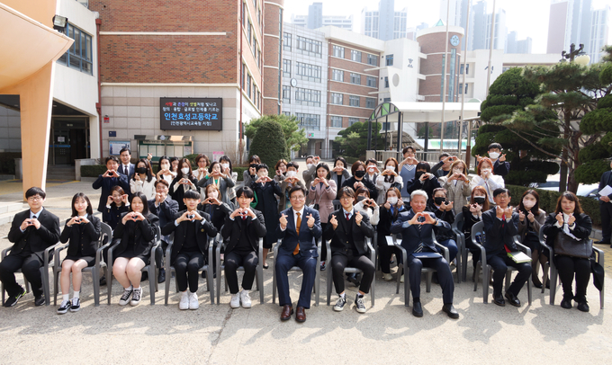 도성훈 인천시교육감, 결대로자람학교 현판식 참석 “학생중심의 교육을 실현해 달라” ⓒ 인천교육청 제공