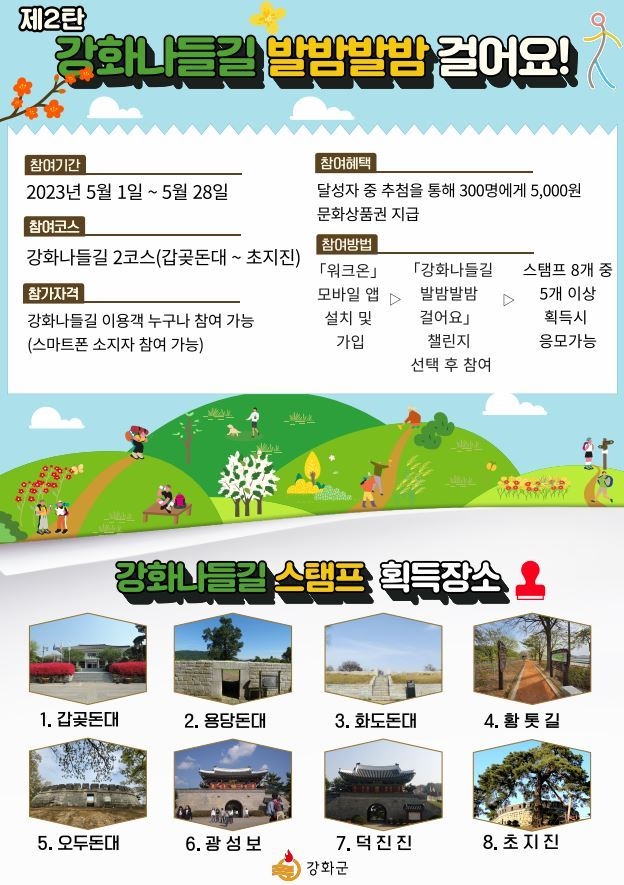 발밤발밤 행사포스터 ⓒ 강화군 제공