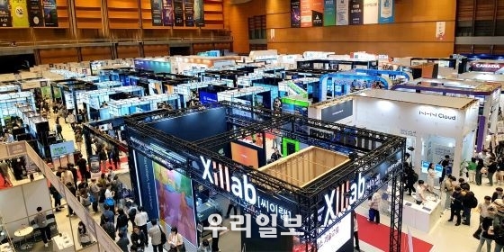 AI EXPO KOREA 2023 부스 전경 (사진=인공지능신문)