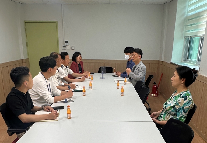 인천 부평경찰서 어린이 교통사고 '스쿨존 교통안전 간담회' 를 개최하고 있다. ⓒ 부평경찰서 제공