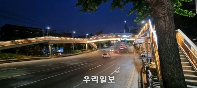 관교 보도육교 전경.(사진=인천미추홀구청)
