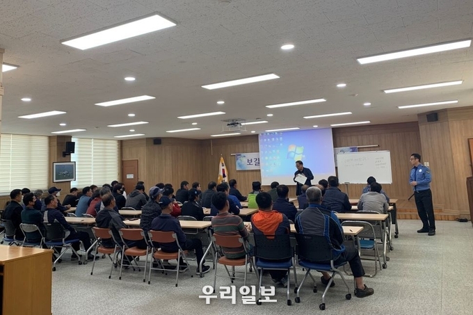 완도해경, ‘찾아가는 소형선박 조종사 면허 갱신교육’ 유치海