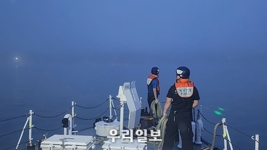 완도해경이 장마철 폭우와 짙은 안갯속 바다의 앰뷸런스 역할을 하고 있다.(사진=완도해양경찰서)