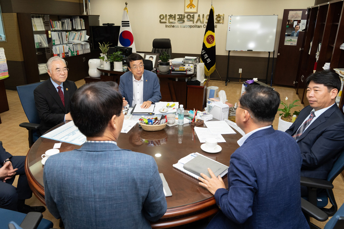 세계한인재단 간담회의 모습 ⓒ 인천시의회 제공