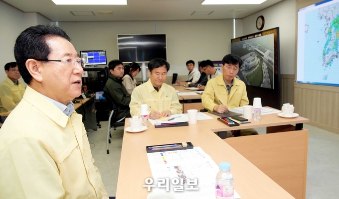 김영록 전라남도지사,극한호우 산사태 대응 현황 점검