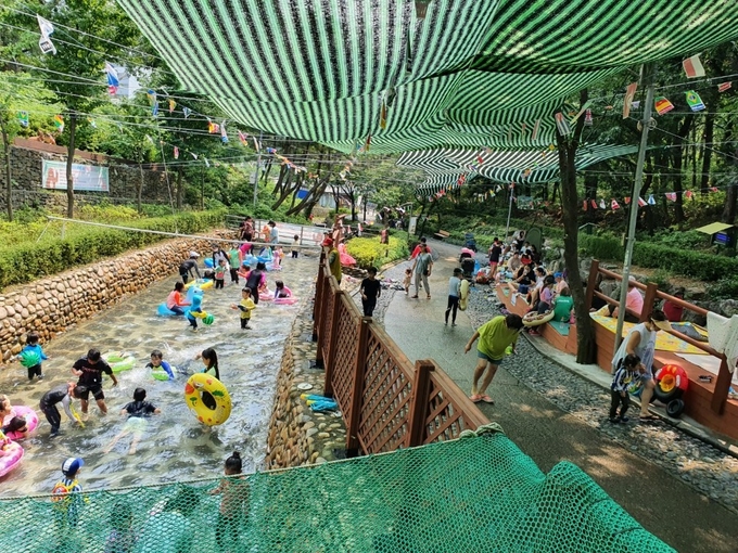 계양구, 천마산 자연 어린이물놀이장 7월 21일 개장 ⓒ 계양구 제공