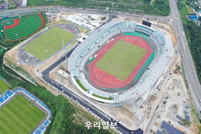 전국체전 경기장 전경.ⓒ전남도청 제공