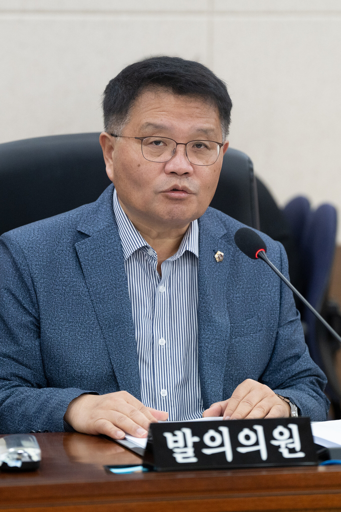 신동섭의원이 의정 발언을 하고 있다. ⓒ 인천시의회 제공