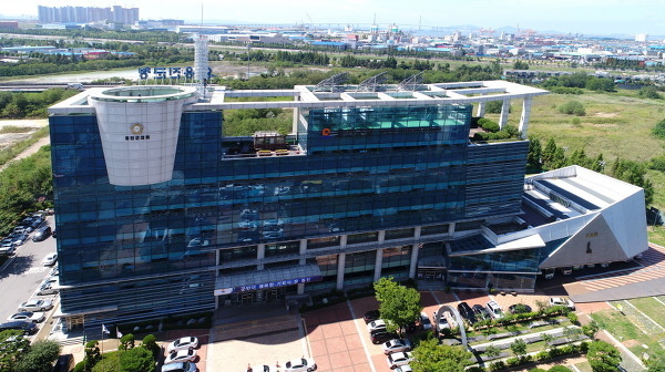 옹진군청 전경