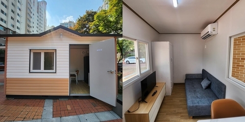 경기도 아파트 경비·청소노동자들의 휴게시설 전경 ⓒ 경기도 제공
