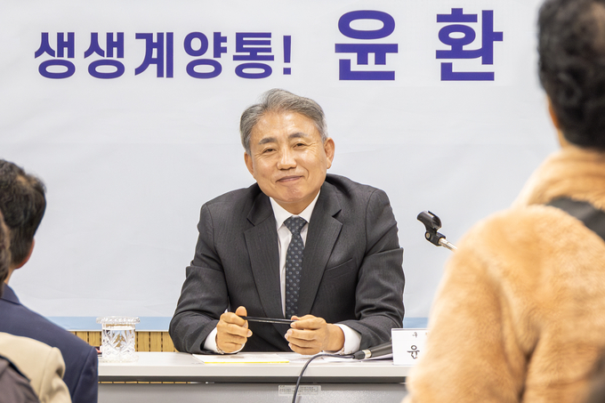 운환 구청장이 구민과의 대화를 가지고 있다. ⓒ 계양구 제공