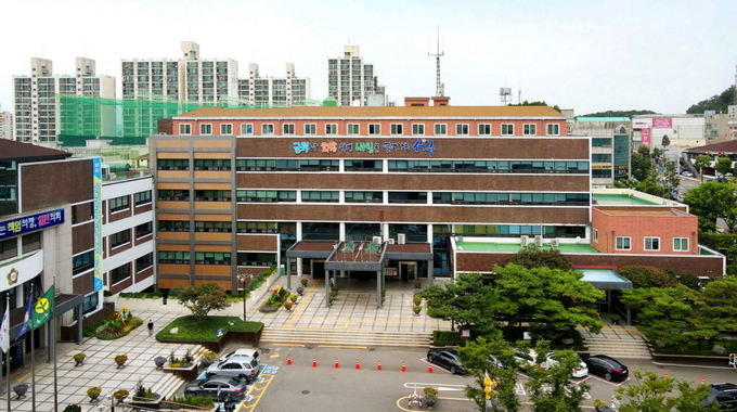 인천서구청 전경