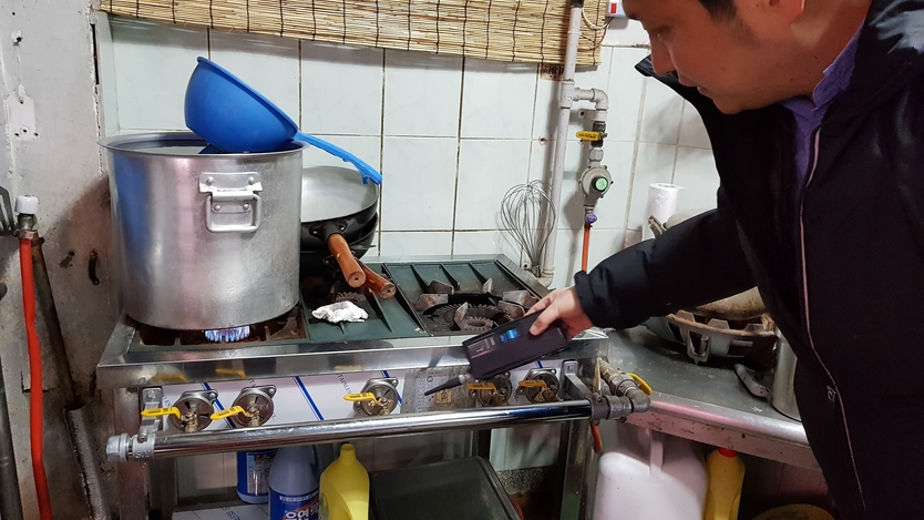 설 명절 대비 가스사고 예방활동 전개활동을 펼치고 있다. ⓒ 계양구 제공
