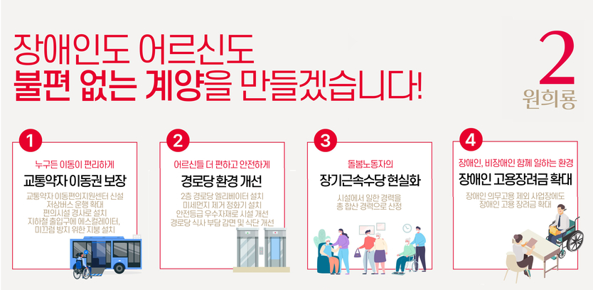 원희룡 후보가 복지공약을 제시했다. ⓒ 원희룡 후보 캠프 제공