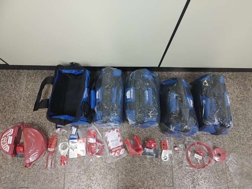 남동구 도시관리공단은 안전사고 예방을 위해 잠금·표지 장치(LOTO) 시스템 배부 ⓒ 남동구 제공