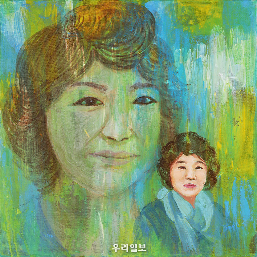 <strong>이응선 작품2 인물화. 갠퍼스에 아크릴 사용</strong>