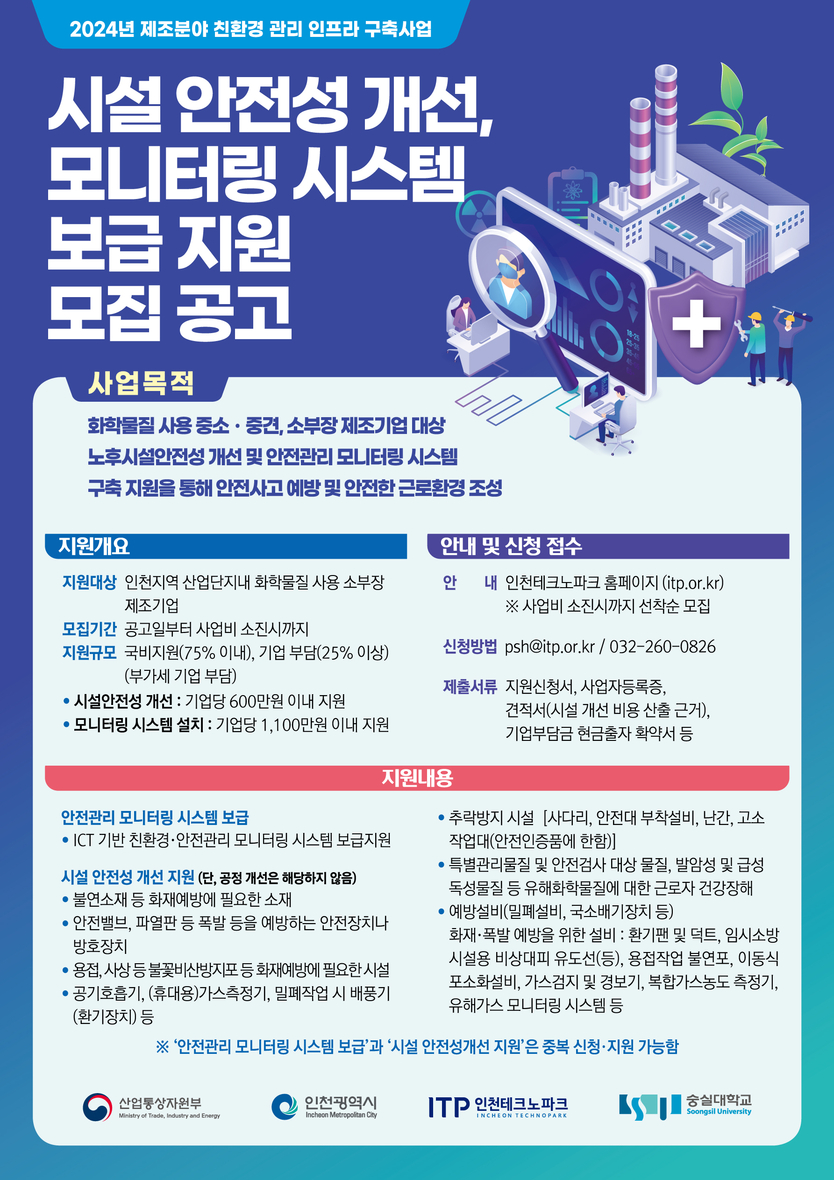 시설 안정성 개선 및 모니터링 시스템 보급 지원사업 ⓒ 인천테크노파크 제공