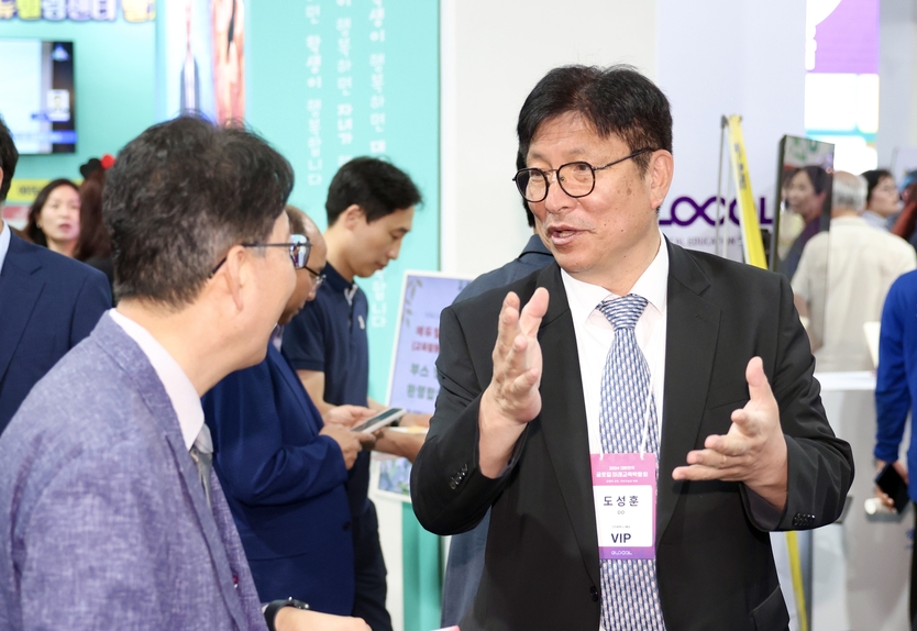 도성훈 인천시교육감, 2024 대한민국 글로컬 미래교육박람회 참석하고 있다. ⓒ 인천시교육청 제공
