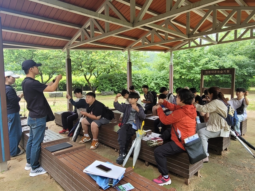 동부교육지원청!! 인천대공원 생태환경교육 체험프로그램 개최하고 있다. ⓒ 인천시교육청 제공