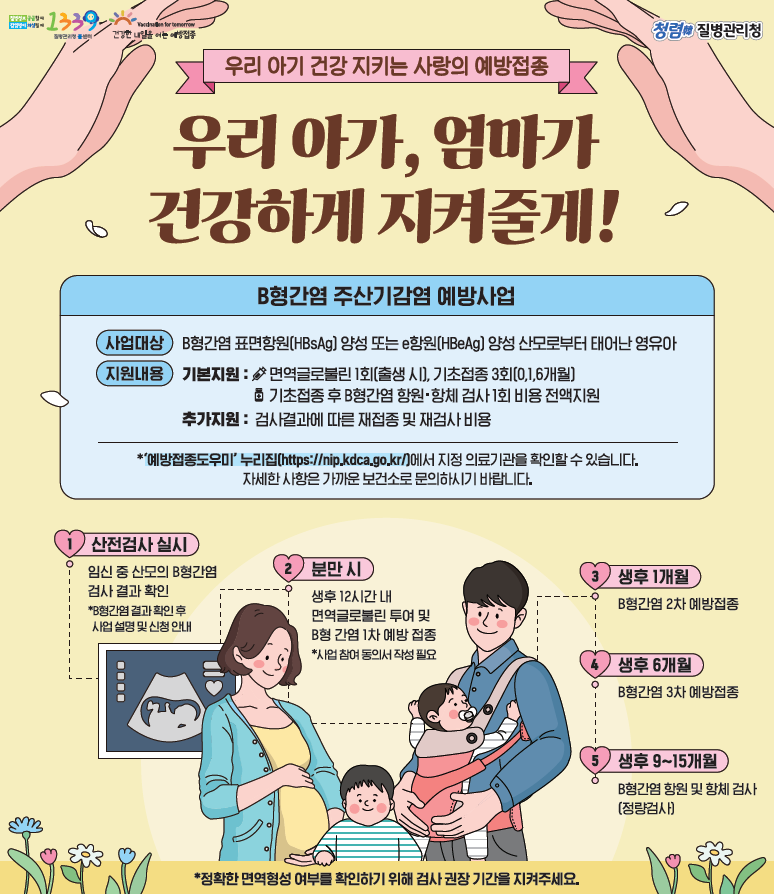 B형간염 주산기감염 예방 포스터 ⓒ 남동구 제공