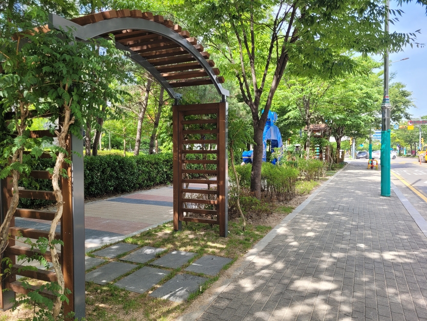  ‘쾌적하고 안전한 등하굣길’ 남동구, 자녀안심 그린 숲 조성했다, ⓒ 남동구 제공