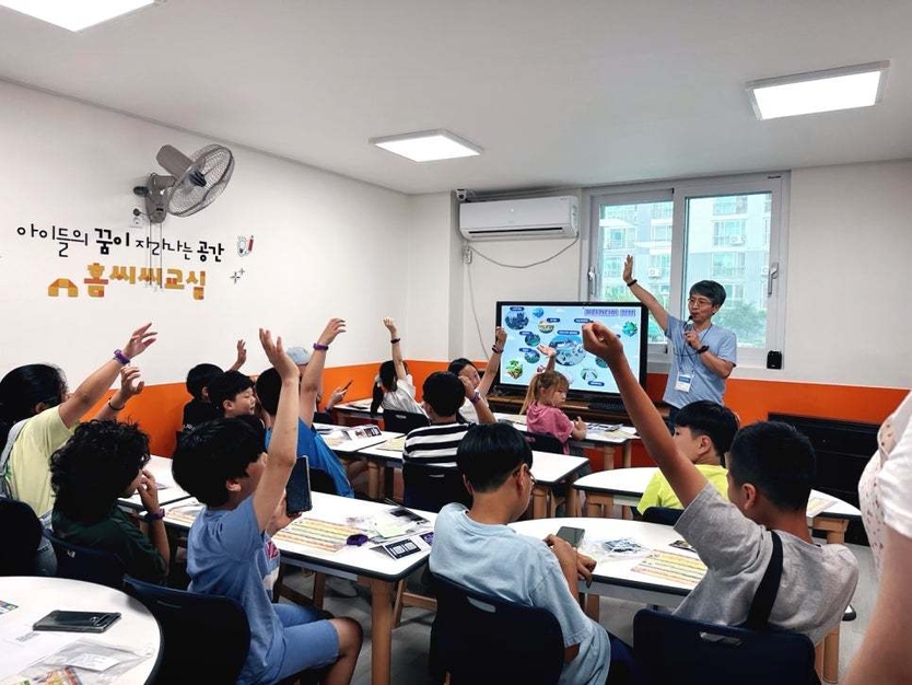 메타키즈원정대 영양프로그램을 운영하고 있다. ⓒ 서구청 제공