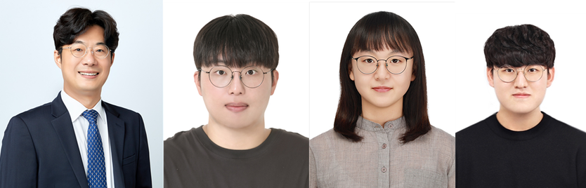 2024 한국식품과학회 국제학술대회 및 정기총회에서 우수포스터상을 수상했다. ( ▲ 서지명 교수 ▲ 황치영 학생 ▲ 임효정 학생 ▲ 이요섭 학생) ⓒ 인천대 제공